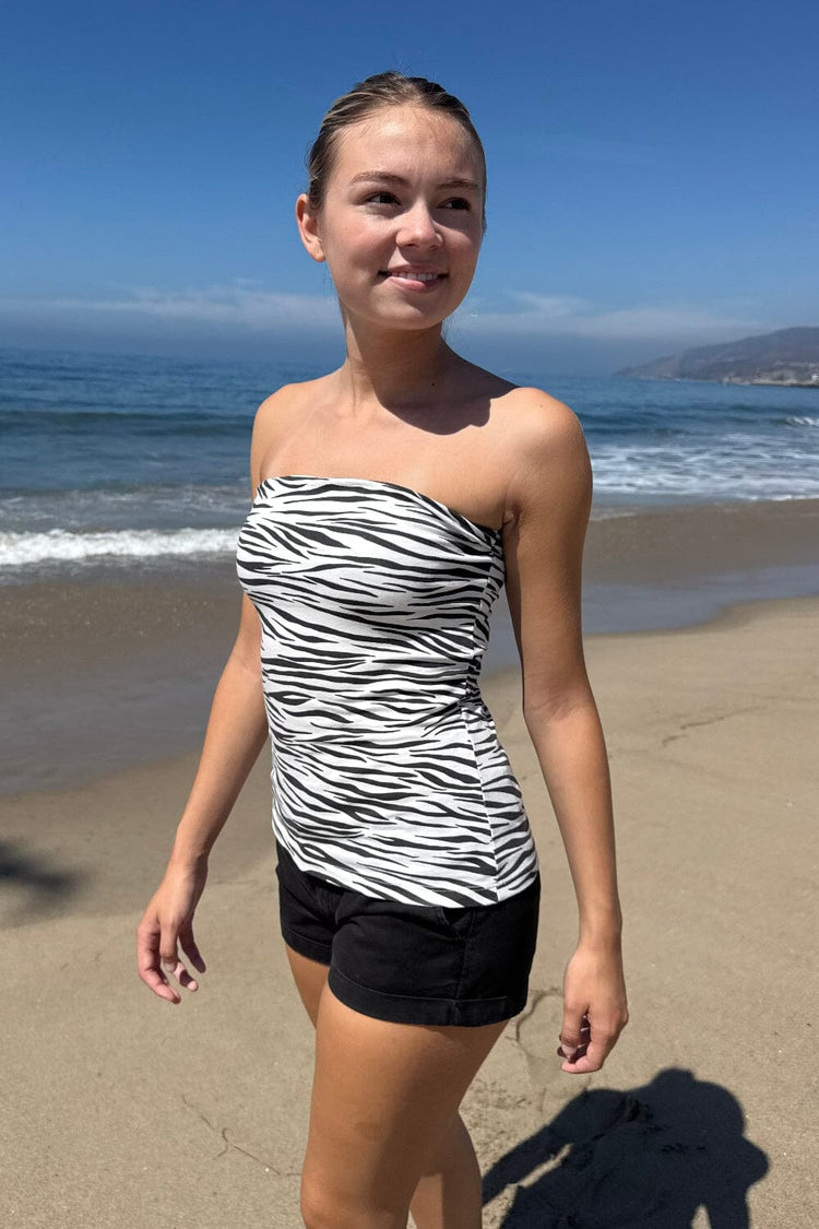 Brandy Melville Special Offer | Evelyn Zebra Tube Top