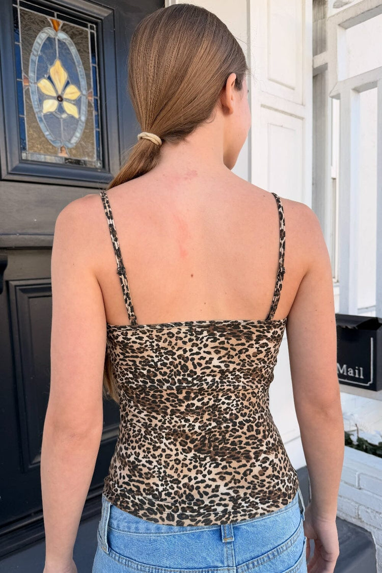Brandy Melville Hot Sale | Skyler Leopard Tank