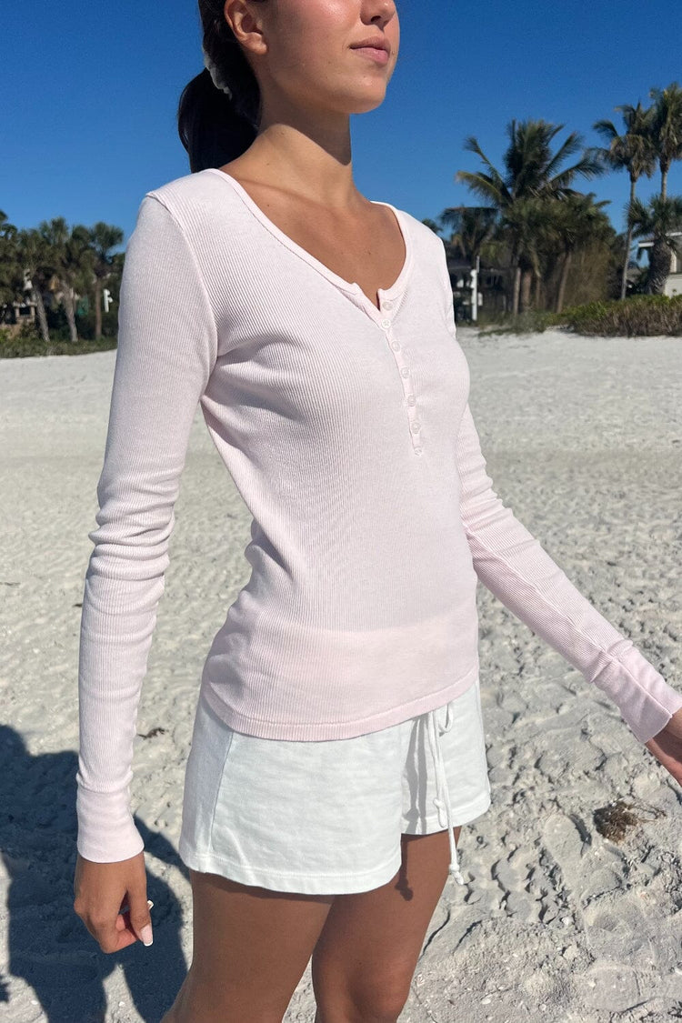 Brandy Melville Smart Buy | Zelly Long Sleeve Ribbed Top