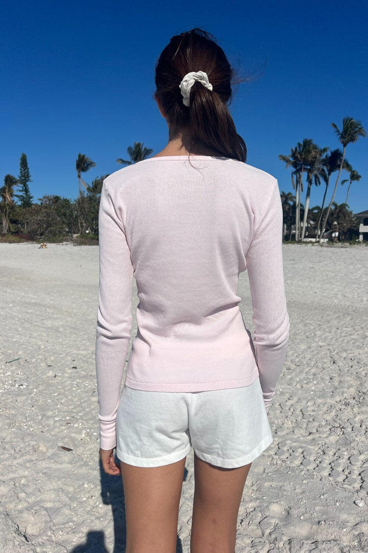 Brandy Melville Smart Buy | Zelly Long Sleeve Ribbed Top