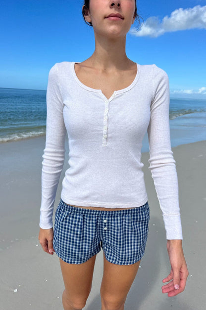 Brandy Melville Smart Buy | Zelly Long Sleeve Ribbed Top