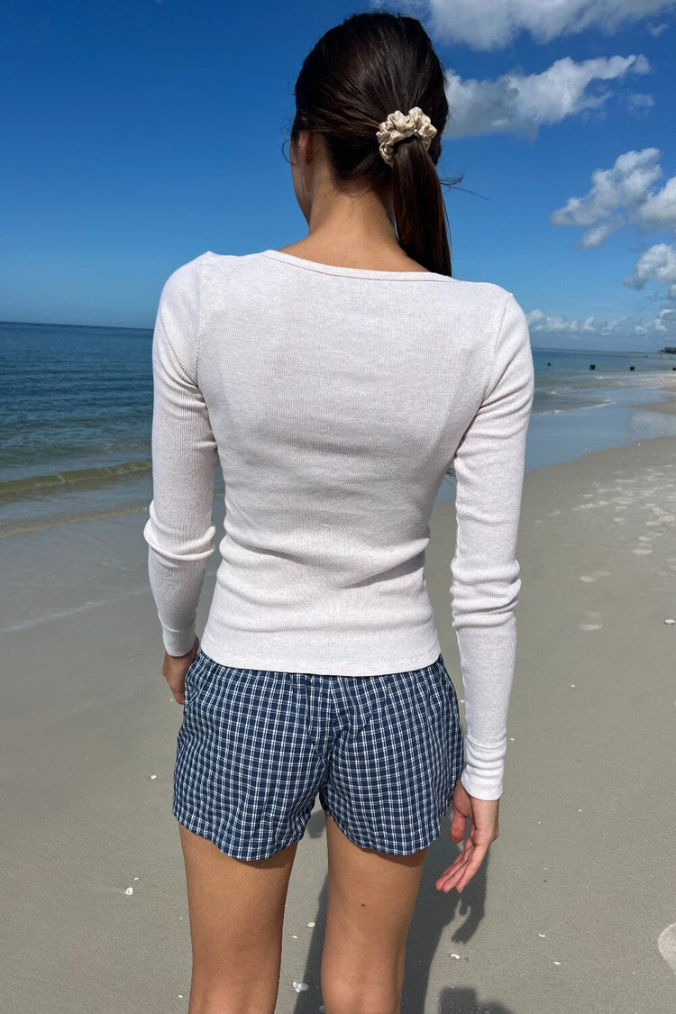 Brandy Melville Smart Buy | Zelly Long Sleeve Ribbed Top
