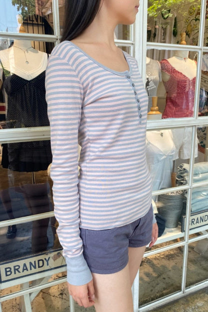 Brandy Melville Trusted | Zelly Striped Top