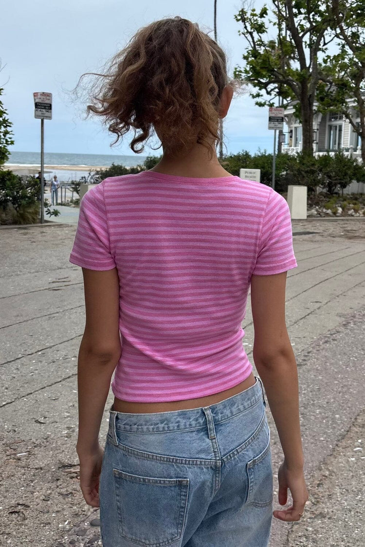 Brandy Melville Smart Buy | Zelly Striped Top