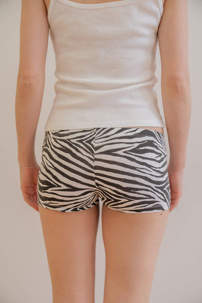Brandy Melville New | Zebra Boxer Underwear