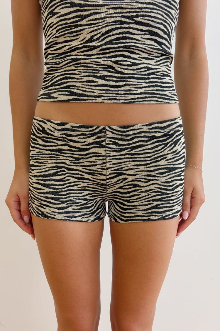 Brandy Melville Signature | Zebra Boy Shorts