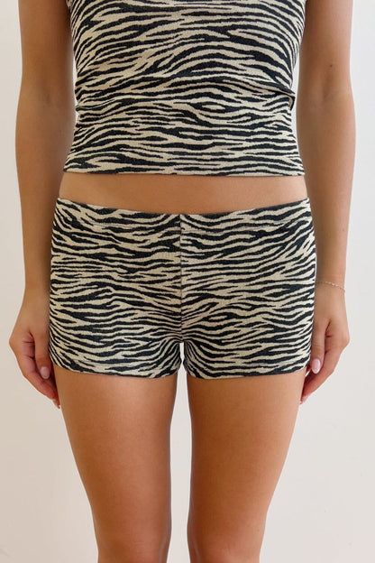 Brandy Melville Signature | Zebra Boy Shorts