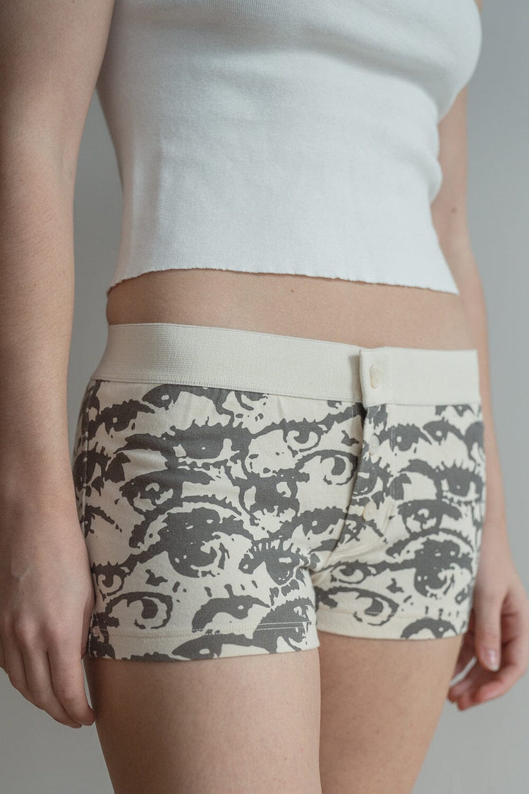 Brandy Melville Quality | Boy Short Eyes Underwear